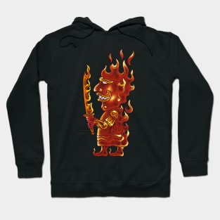 Inferno Unleashed: Surtr's Fiery Reign of Ragnarok Hoodie